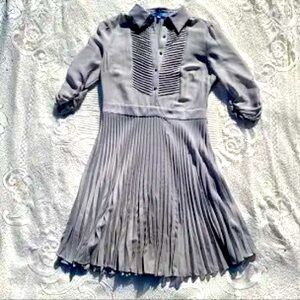 Antonio Melani pleases gray dress. Size 2.